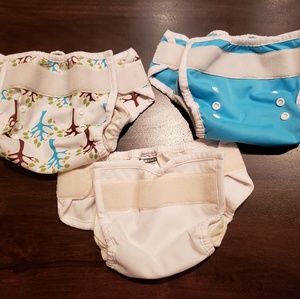 3 Thirsties diaper covers (velcro)